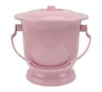 LYVQZPWLRboulettes de nuit, des urines, Pot de chambre avec couvercle, toilettes portables à main, pot d'urine portable for enfants, seau, bassin de lit, pots de chevet for adultes et enfants(Roze)