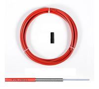 LYVQZPWLRCâbles de freinage à vélo, Brake Cable 300cm Universal Housing Shift Cable Wire Pipe(Brake Red)