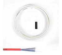LYVQZPWLRCâbles de freinage à vélo, Brake Cable 300cm Universal Housing Shift Cable Wire Pipe(Shift White)