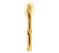 LYVQZPWLRLa Cuisine, Pince à Pain, Pince à Nourriture, Pince à Steak créative for la Maison(Gold)