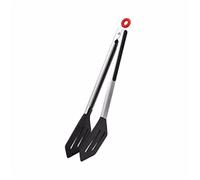 LYVQZPWLRLa Cuisine, Pince de Cuisine en Acier Inoxydable, Pince à Aliments, Pince à extrait en Silicone, Pince à Steak, Pince à Pain(27.5cm)