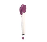 LYVQZPWLRLa Cuisine, Pince de Cuisine en Silicone for Pain, rôti, Steak, Support Alimentaire(Purple)