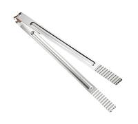LYVQZPWLRLa Cuisine, Pinces de Cuisine en Acier Inoxydable, Pinces à Steak allongées for Restauration(Silver,30.5cm)
