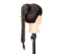 LYVQZPWLRla mode synthétique, Extensions de cheveux synthétiques longs tressés de 40 cm avec cordon de serrage, queue de cheval à clip for femmes(4)