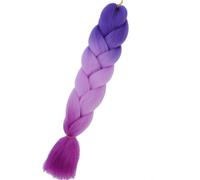 LYVQZPWLRla mode synthétique, Extensions de cheveux synthétiques tressés de 61 cm for femmes, à faire soi-même(C42)