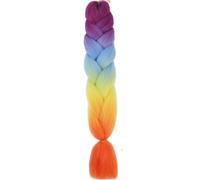 LYVQZPWLRla mode synthétique, Extensions de tresses synthétiques de 24 pouces, cheveux colorés for enfants(D8)