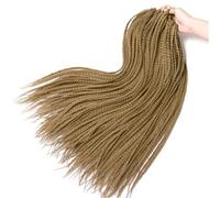 LYVQZPWLRla mode synthétique, Tresses synthétiques au crochet for femmes, 61 cm, 22 racines/pièce, extensions capillaires en fibre chauffante(T1B430,24inches#1PcsLot)