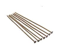 LYVQZPWLRl'aiguille de la tête, Épingle à tête Plate en métal, 35 à 70 mm, for la Fabrication de Bijoux, Accessoires, en Vrac, YC531(3,70mm x 100Pcs)