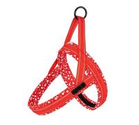 LYVQZPWLRLe Chien n'a Pas de Force, Harnais rembourré en Maille à imprimé Floral for Chien de Toutes Races, à Ajustement Rapide, for l'extérieur(Poinsettia,X-Large)