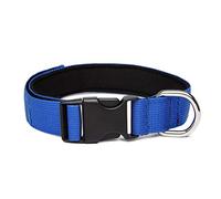 LYVQZPWLRLe chien n'a pas de force, Laisses for animaux de compagnie, grands colliers for chiens, colliers en nylon for grands chiens, tissu de plongée confortable, collier de cou rembourré for animau