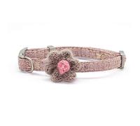 LYVQZPWLRLe chien n'a pas de force, Laisses for chiens basiques, coutures colorées, accessoires for animaux de compagnie, fleurs réglables, collier for chiens de petite et moyenne taille.(Coffee,1 UK)