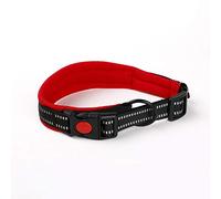 LYVQZPWLRLe Chien n'a Pas de Force, Laisses for Chiens de Base, Grand Collier for Chien, Collier réfléchissant en Nylon for Animaux de Compagnie, Colliers for Chiens en Maille Souple(Small)