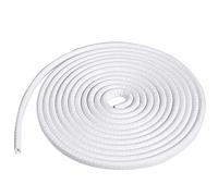 LYVQZPWLRProtecteur de Bord de la Porte, Protection de portière de Voiture Universelle en Forme de U, 5 m, 16,4 pi(White)