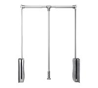 LYVQZPWLRRetirez le manteau, Barre de suspension for penderie - Barre de suspension réglable en largeur, à soulèvement et à tirage vers le bas, rail de suspension for penderie, retour en douceur(White