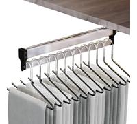 LYVQZPWLRRetirez Le Manteau, Porte-cintres Extensible et Coulissant, 30-80 cm, avec 2 Rails coulissants(600MM/23.6INCH)