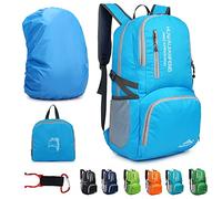 Lywencom Sac à dos de randonnée, 30 L, sportif, léger, pliable, imperméable, ultraléger, pour camping, pique-nique, randonnée, course à pied, école avec pluie imperméable