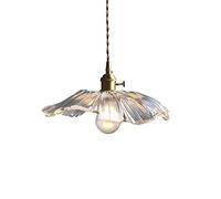 Lywins® E27 Feuille de lotus Un verre Moderne Or nordique Luminaires Suspensions Lampe suspendue Éclairage d'îlot Lumière de designer pour À manger Cuisine Salon