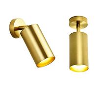 Lywins Gu10 Moderne Or LED Spots de plafond 360 ° réglable Downlight Plafonnier Boutique de vêtements Salles d'exposition Exposition Projecteur Lumière d'image Éclairage commercial Display Focus