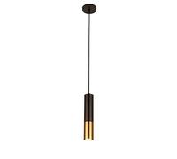 Lywins Pendentif de cuisine moderne en noir mat GU10 de 6 cm de diamètre et de 30 cm de hauteur, parfait pour l'îlot, la salle à manger et le café