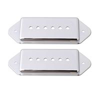 Lyws Dogear Pickup couvertures pour P-90 Micro pour guitare 50 mm et 52 mm Pole espacement P90 chrome