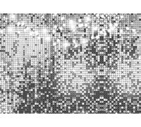 LYWYGG 7x5FT Argent Fond Non Lumineux fête d'anniversaire Fond Mariage Graduation Ball Photographie Fond Bonne année Fond Studio Prop CP-501