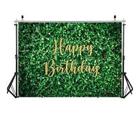 LYWYGG 7x5FT Feuilles Vertes Photographie Toile de Fond Jungle Toile de Fond Couleur Claire Pliable Facile à Transporter pour Fête d'anniversaire Activité en Plein Air Studio Props CP-378