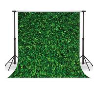 LYWYGG CP-87-1010 Toile de Fond pour Photographie Motif Feuilles Vertes 3 x 3 m