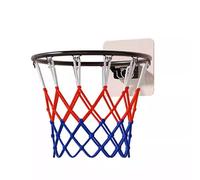 lyxamjrzyp Panier de Basket Mural Enfants, But de Basket Intérieur Extérieur sans Perçage, Cercle Pliable en Acier, Convient aux Ballons Taille 1 à 7(13.7in/35cm)