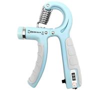 LYXLBX Entraîneur de Force de préhension, 10-100 Kg De Renforcement Entraîneur de Main avec Compteur numérique pour l'entraînement de Force du Poignet,Blue