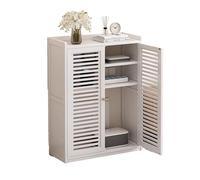 LYXWGRZD Boîte De Rangement pour Routeur Bambou, Armoire De Rangement WiFi Dissimulant Le Modem, Étagères Invisibles À Plusieurs Niveaux for Bureau(Wit,82cm/32.3in)