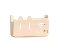 LYXWGRZD Boîte De Rangement Routeur, Routeurs WiFi Boîte, Support Flottant for Routeur WiFi, De Rangements for Câbles, Étagère Murale, Cache-multiprise, Rangement De Bureau(Off-White)