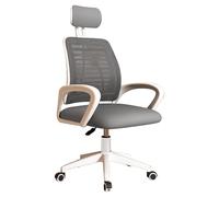 LYXXJRYBHD Chaise de Bureau Ergonomique avec Dossier en Maille, Fauteuil de Bureau avec Support Lombaire, Chaise de Travail pour Bureaues à Domicile(Gray)