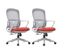 LYXXJRYBHD Chaise de Bureau Pivotante, Chaise Ergonomique, Fauteuil de Bureau, Hauteur Réglable pour la Maison, Les Études et Les Jeux(Orange)