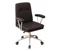 LYXXJRYBHD Chaises De Bureau Réglables Et Pivotantes À 360°, Chaises De Travail Confortables avec Accoudoirs, Chaise De Bureau Exécutive pour Chambre À Coucher, Ordinateur(Black)