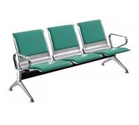 LYXXJRYBHD Chaises de Salle D'attente avec Accoudoirs, Chaise de Bureau pour Invité, Chaise de Réception, Chaise Club, Chaises de Hall pour Hôpital, Banque, Aéroport(Green,Large)