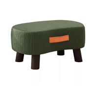 LYXXJRYBHD Petit Repose-Pieds, Tabouret Portable pour Se Chausser, Tabouret Bas, pour Salon, Chambre ou Entrée(Green)