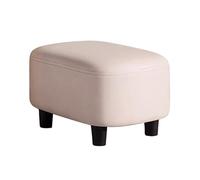 LYXXJRYBHD Petit Tabouret Rembourré, Tabouret à Chaussures pour Entrée, Tabouret Polyvalent, Solution Gain de Place, pour Chambre, Salon ou Hall D'entrée(White)