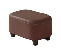 LYXXJRYBHD Petit Tabouret Rembourré, Tabouret à Chaussures pour Entrée, Tabouret Polyvalent, Solution Gain de Place, pour Chambre, Salon ou Hall D'entrée(Brown)
