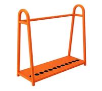 LYXXJRYBHD Support de Queue de Billard sur Pied, Rangement pour 8 ou 12 Queues, Organisateur pour Salle de Jeux, Club et Bar, Porte-queues Élégant et Pratique(Orange,25.5in/65cm)