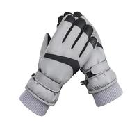 LYXYGMV 1 Paire de Gants d'hiver Coupe-Vent et antidérapants for Femmes Hommes - Isolation Thermique for Le Ski Cyclisme avec dragonnes pour Le Snowboard, La Randonnée(Dark Grey)