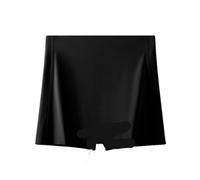 LYXYGMV Double Layer Safety Panties Under Dress Modesty Shorts Underwear For Women Shorts Convient Pour Le Bottoming, Le Yoga(Black,M)