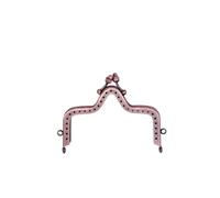 LYXYGMV Fermoir Baiser de 10 cm for la Confection d'une Pochette DIY, Armature métallique, poignées, Accessoires Sacs, quincaillerie Sac à Main en Bronze Antique pour Sac à Faire soi-même(Color-5)