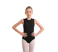 LYXYGMV Justaucorps de danse classique for fille, justaucorps en maille creuse avec dos échancré et doublure intégrale sur le devant for spectacle pour la Pratique du Ballet(8Y)