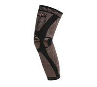 LYXYGMV Manchon de compression intégral for les jambes, genouillères en cuivre, soutien des cuisses et mollets, arthrite, 20-30 mmHg, réduit le gonflement varices Pour Le Sport, Le Jogging(XL,1 PCS)