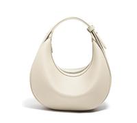 LYXYGMV Petit sac à bandoulière for femme, main en demi-lune Pour Cours Travail Voyage(White)