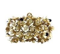 LYXYGMV Pochette à paillettes de fleurs, changement progressif, robe dîner for dames Pour une Soirée de Gala(Color 01)