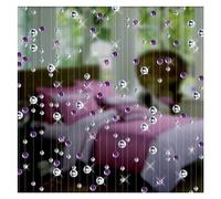 LYXYGMV Rideau de Perles Cristal for décoration intérieure, Fond Mariage Luxe, Fournitures Convient Au Salon, à La Salle De Séjour(Purple,5 Strings 100cm)