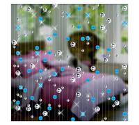 LYXYGMV Rideau de Perles Cristal for décoration intérieure, Fond Mariage Luxe, Fournitures Convient Au Salon, à La Salle De Séjour(Lake Blue,5 Strings 200cm)