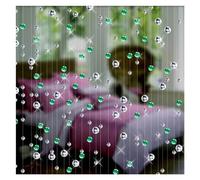 LYXYGMV Rideau de Perles Cristal for décoration intérieure, Fond Mariage Luxe, Fournitures Convient Au Salon, à La Salle De Séjour(Green,5 Strings 100cm)