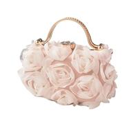 LYXYGMV Sac à dîner fleuri for robe de mariée blanche Pour une Soirée de Gala(Champagne)